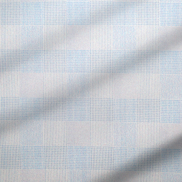 "The Flynn" Light Blue & White Plaid
