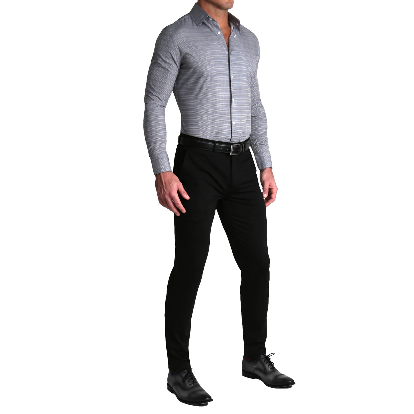 "The Gunnar" Grey and Black Plaid