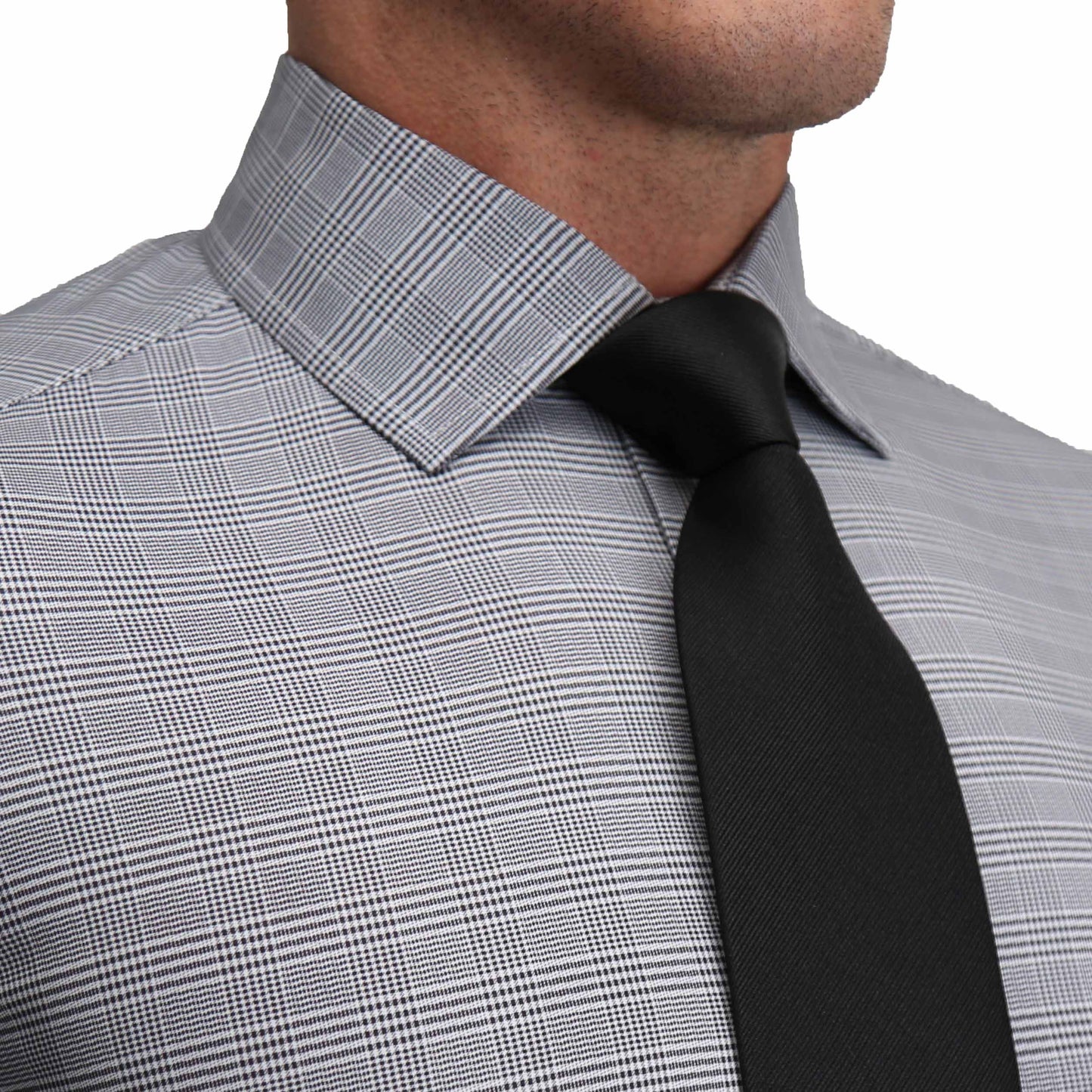 "The Gunnar" Grey and Black Plaid