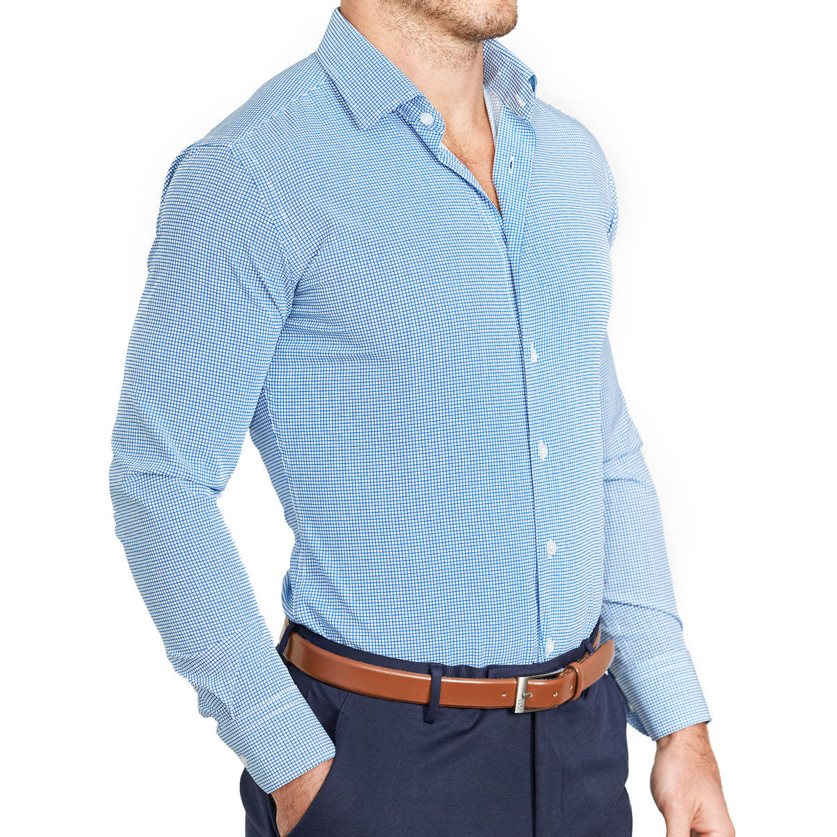 "The Meram" Blue Windowpane