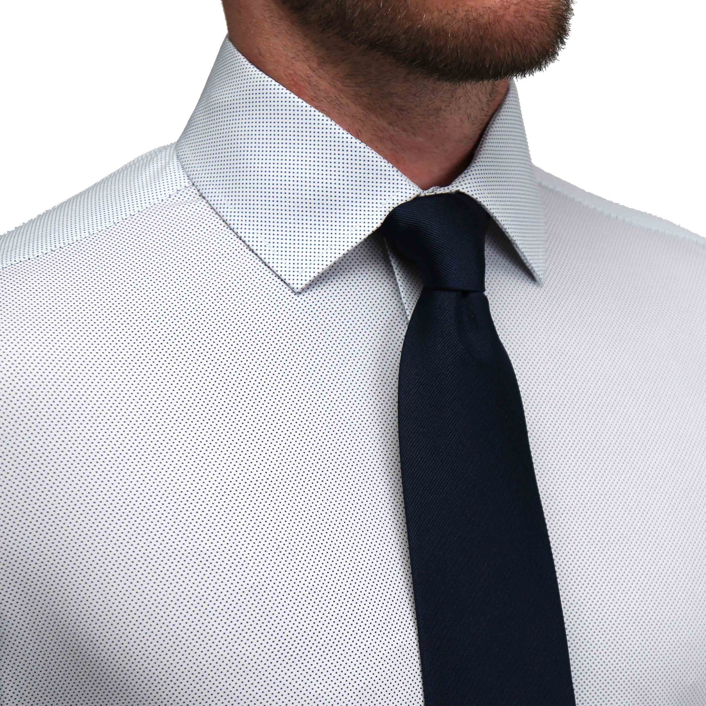 "The Jameson" Mini Navy Dot Print