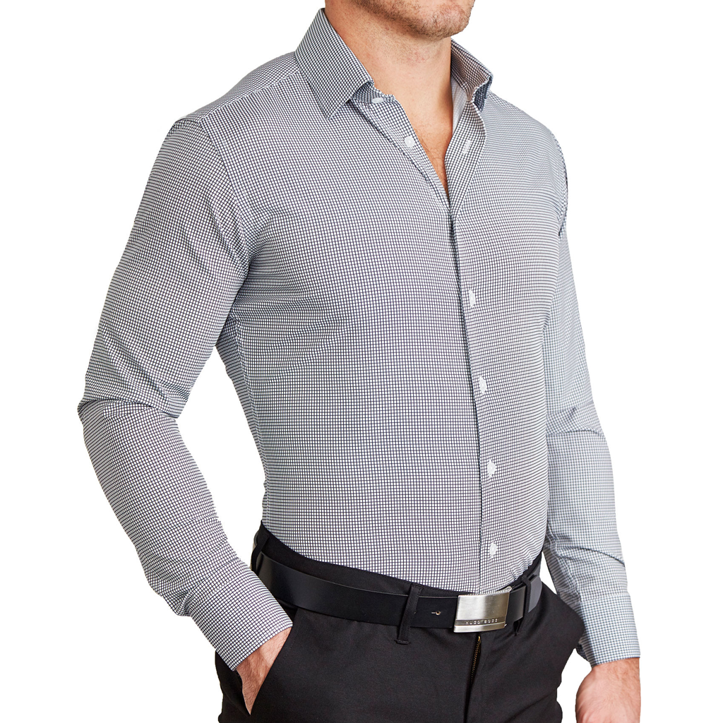 "The Newbury" Black Windowpane