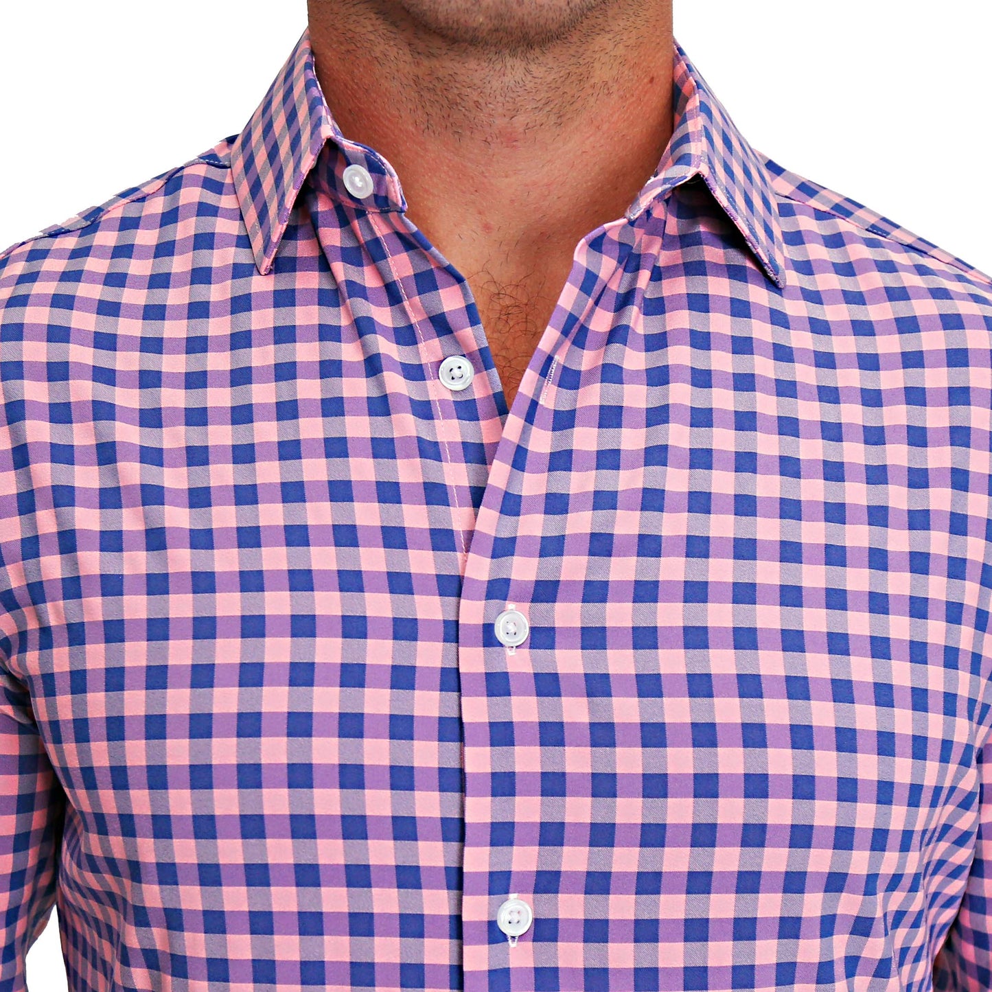 "The Rockefeller" Pink and Blue Check