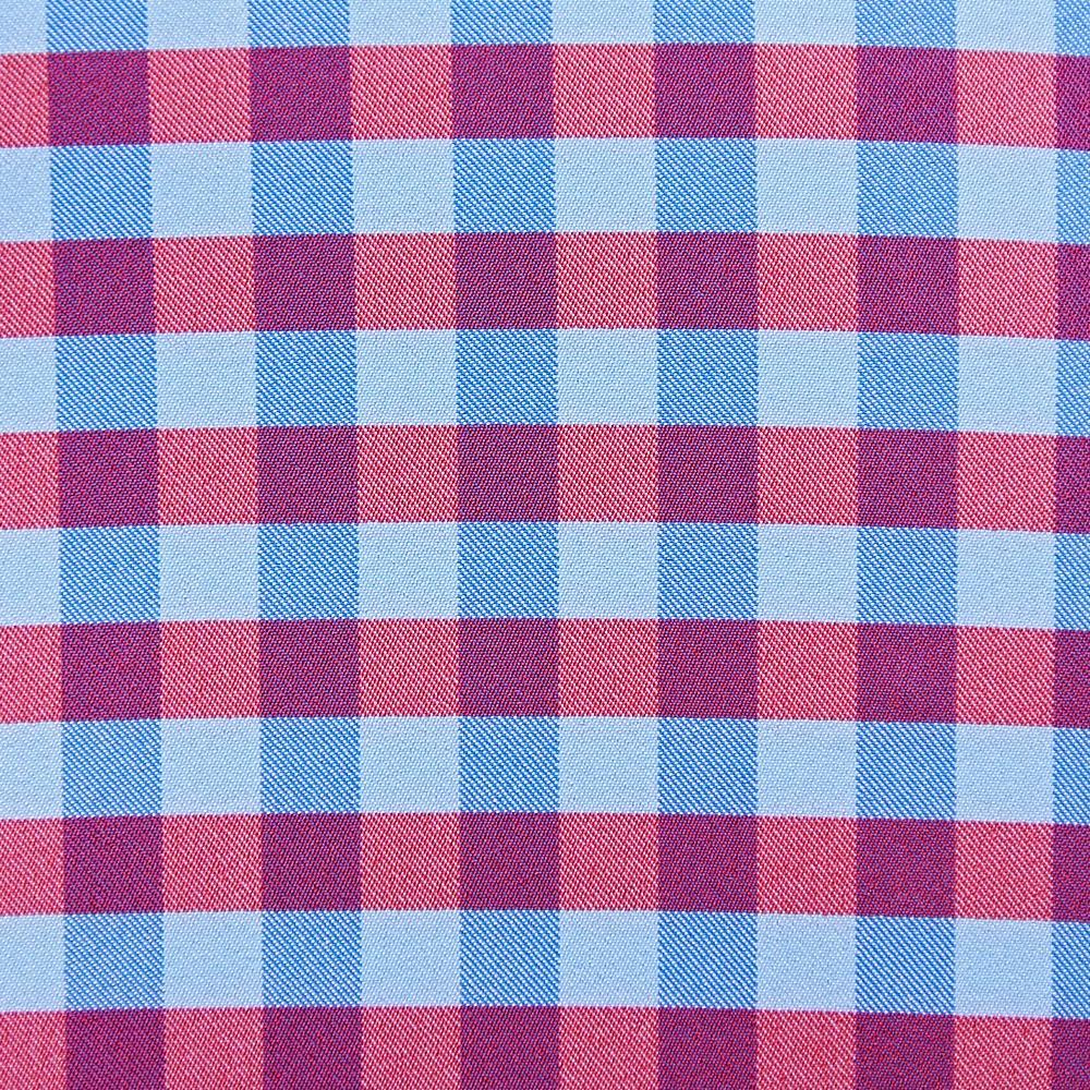 "The Langford" Red and Blue Big Gingham