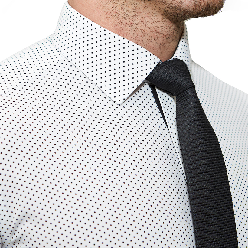 "The Tatar" White With Black Dots