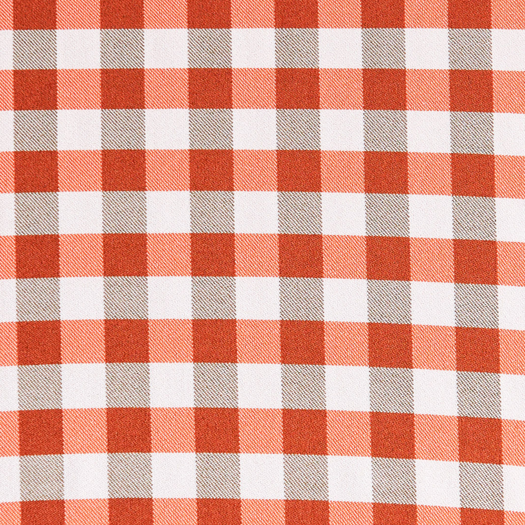 "The Harrison" Orange Big Check