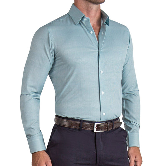 "The Kane" Green & White Houndstooth