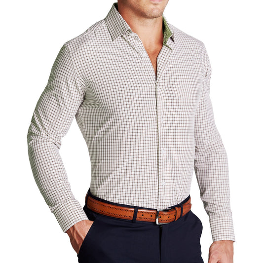 "The Wilson" Brown Windowpane