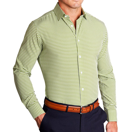 "The Dallas" Green Gingham