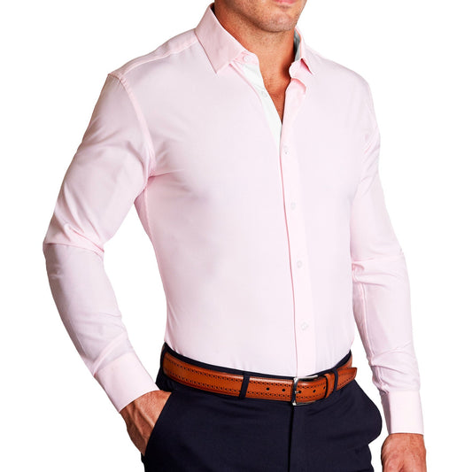 "The Travis" Solid Pink with Springer Trim